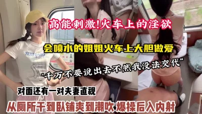 火车上的淫欲强推姐姐从厕所干到车厢潮吹【狠货高科技看简阶】